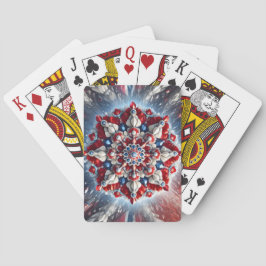 Speelkaarten met Noorse kleuren