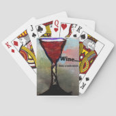 speelkaarten met wijnthema ' s (Achterkant)