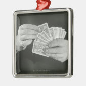 Speelkaarten Metalen Ornament (Links)