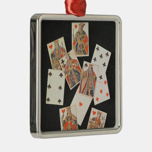 Speelkaarten Metalen Ornament (Rechts)