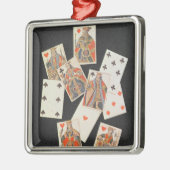 Speelkaarten Metalen Ornament (Links)