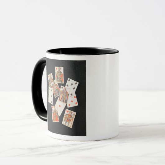 Speelkaarten Mok (Voorkant links)