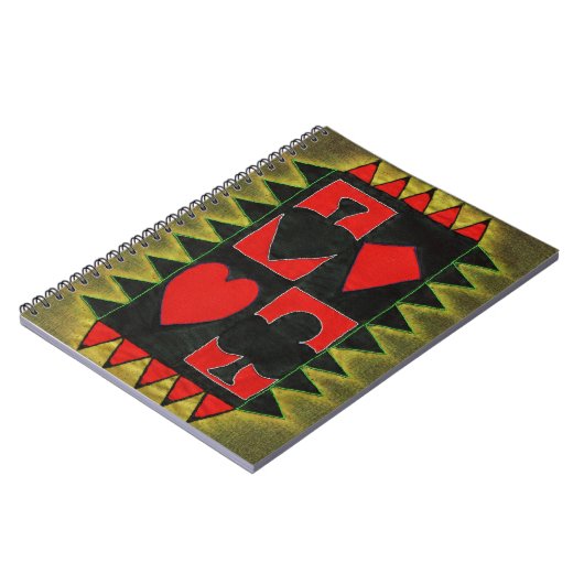 speelkaarten notitieboek (Linkerzijde)