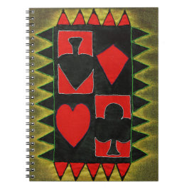 speelkaarten notitieboek