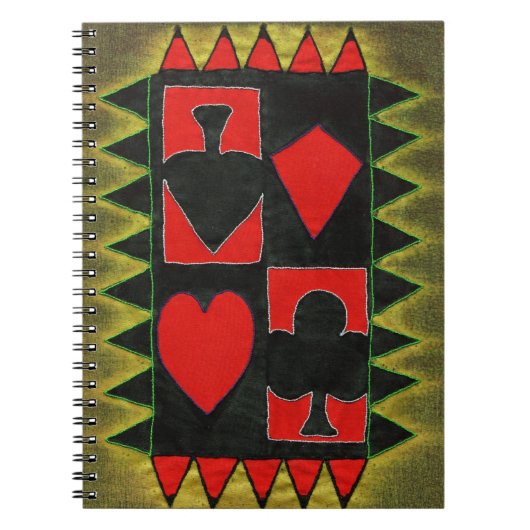 speelkaarten notitieboek (Voorkant)