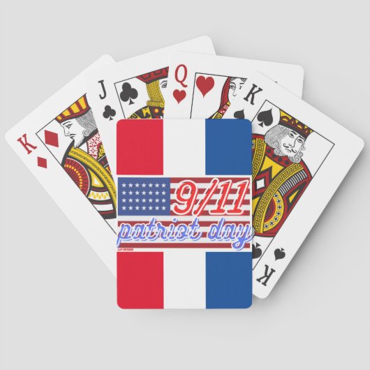 speelkaarten "PATRIOT DAY" (Achterkant)
