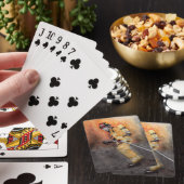 Speelkaarten poker cadeau voor vader brandweerman (Insitu)