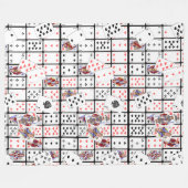 Speelkaarten Poker Euchre Gooi Deken (Voorkant (Horizontaal))