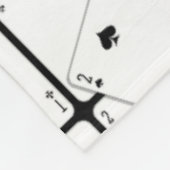 Speelkaarten Poker Euchre Gooi Deken (Hoek)