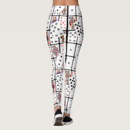 Speelkaarten Poker Euchre Leggings (Achterkant)
