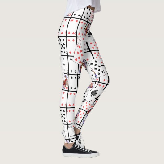 Speelkaarten Poker Euchre Leggings (Rechts)