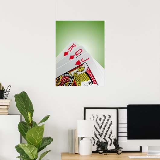 speelkaarten poster (Thuiskantoor)
