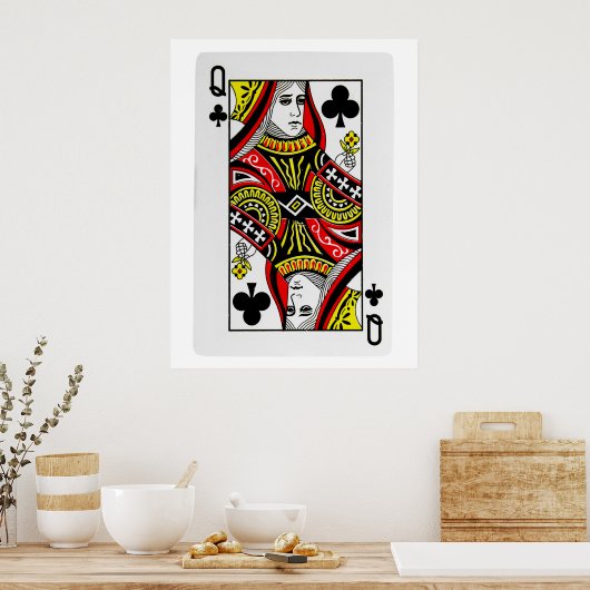 Speelkaarten Poster (Keuken)