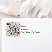 Speelkaarten Retouradreslabel Etiket (Insitu)