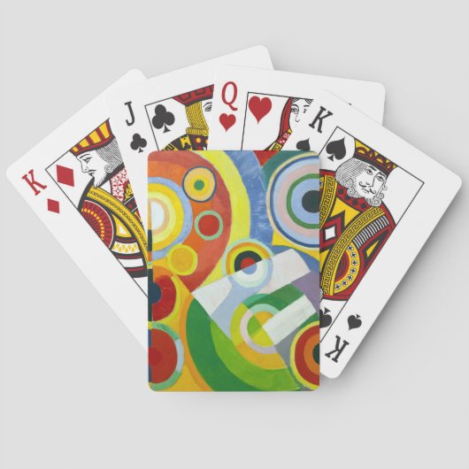 SPEELKAARTEN - "Rythme" - Abstract Art Afbeelding (Achterkant)