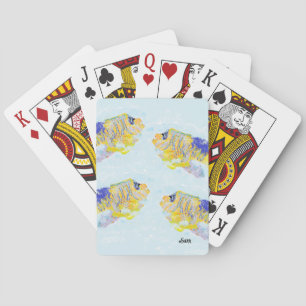 Speelkaarten: School van Angel Fish Pokerkaarten