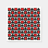 speelkaarten servet (Voorkant)