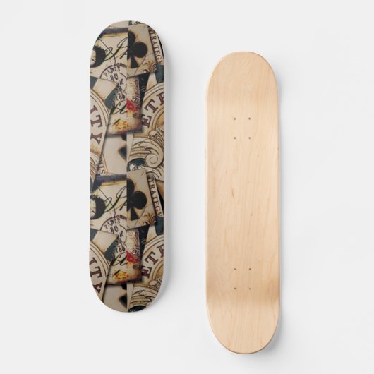  speelkaarten skateboard (Voorkant)