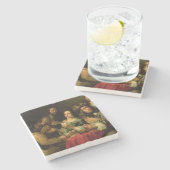 Speelkaarten Stenen Onderzetter (Zijkant)