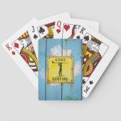 Speelkaarten - surf (Achterkant)