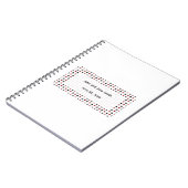 Speelkaarten Symbolen Minimalistisch gastenboek Notitieboek (Linkerzijde)