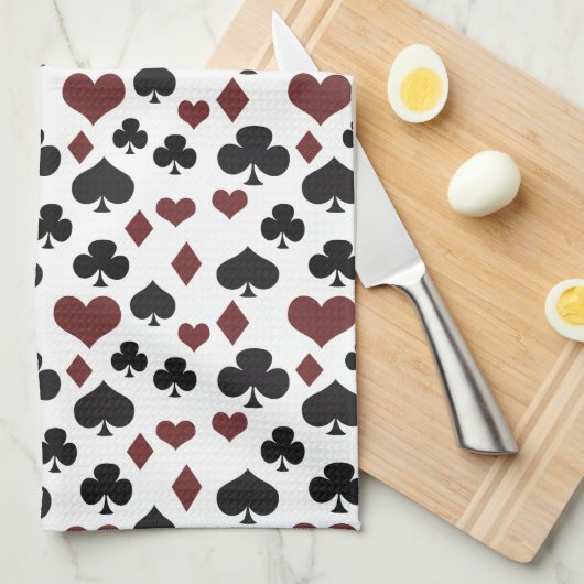 Speelkaarten Theedoek (Quarter Fold)