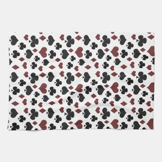 Speelkaarten Theedoek (Horizontaal)