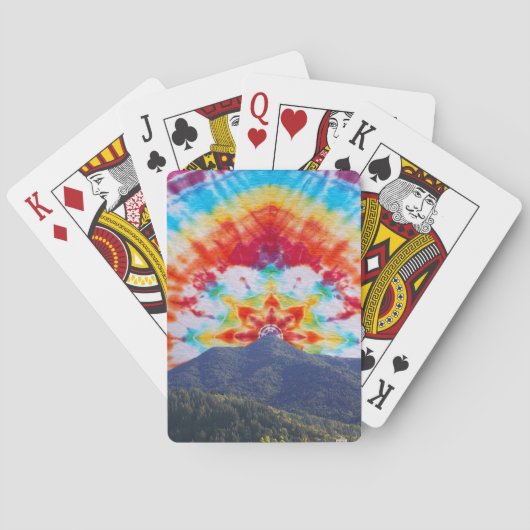 Speelkaarten Tie Dye Mt Tamalpais Lucht (Achterkant)