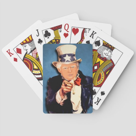 SPEELKAARTEN VAN DONALD TRUMP (Achterkant)