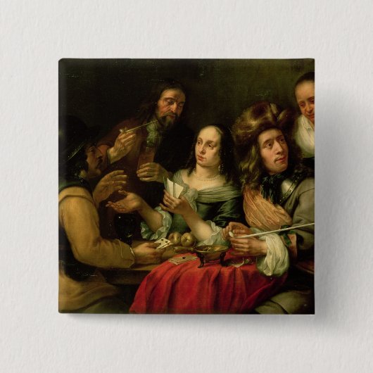 Speelkaarten Vierkante Button 5,1 Cm (Voorkant)