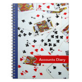  speelkaarten voor games notebook notitieboek (Voorkant)