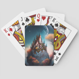 Speelkaarten voor magische Fantasy Castle