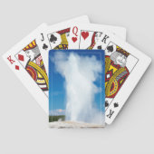 Speelkaarten Yellowstone Old Faithful Geyser (Achterkant)