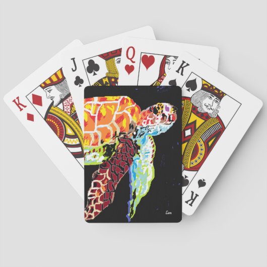 Speelkaarten / Zeeschildpad (Achterkant)