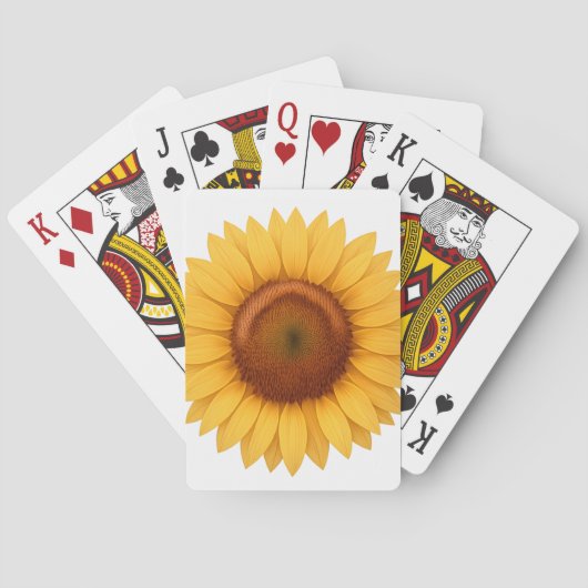Speelkaarten - Zonnebloem (Achterkant)