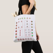 speelkaartenmotief tote bag (Dichtbij)