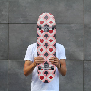  speelkaartjes voor kleurenskateboard persoonlijk skateboard