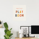 speelkamer op maat gemaakte poster & prints (Thuiskantoor)