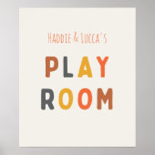 speelkamer op maat gemaakte poster & prints (Voorkant)