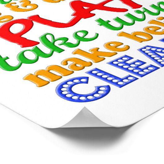 Speelkamerposter Poster (Hoek)