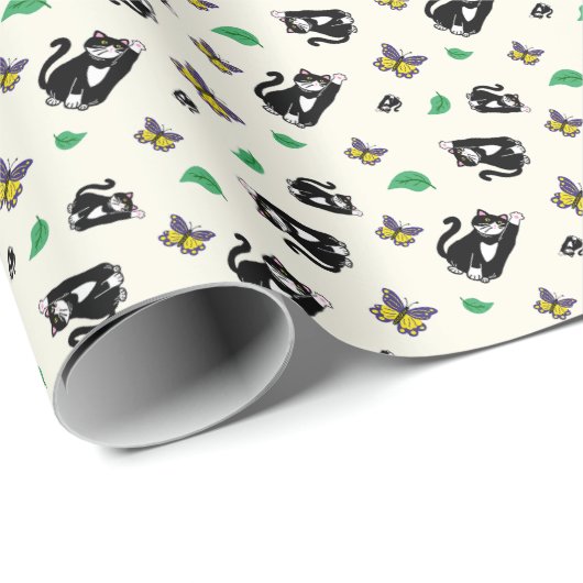Speelkatten Cadeaupapier (Rol Hoek)