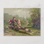  speelkinderen briefkaart (Voorkant)