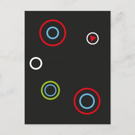 Speelknop Ansichtkaart Briefkaart (Voorkant)