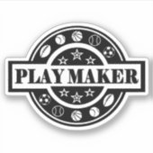 Speelmaker Custom-Cut Vinyl Sticker (Voorkant)