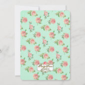  speelmeisje op zaterdag Uitnodigingen 1e (Achterkant)