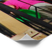 Speelplaats met brug poster (Hoek)