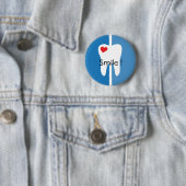 Speelplaats voor de koele tandheelkundige hygiëne ronde button 5,7 cm (In situ)