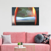 Speelplaats voor kinderen 10 dia na regendoek canvas afdruk (Insitu (Woonkamer))