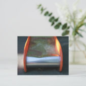 Speelplaats voor kinderen 10 Slide na regen PostC Briefkaart (Staand voorkant)