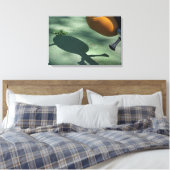 Speelplaats voor kinderen 15 Schaduwtheeter-totter Canvas Afdruk (Insitu (Slaapkamer))